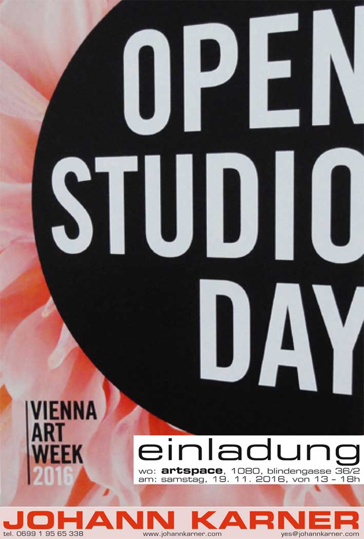 Einladung zu den Open Studio Days 2016